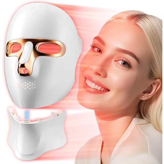Cordless Red Light Therapy Face Mask