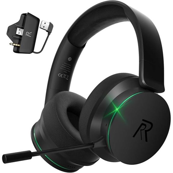Wireless Gaming Headset for Xbox PS5 Mac Noise Canceling