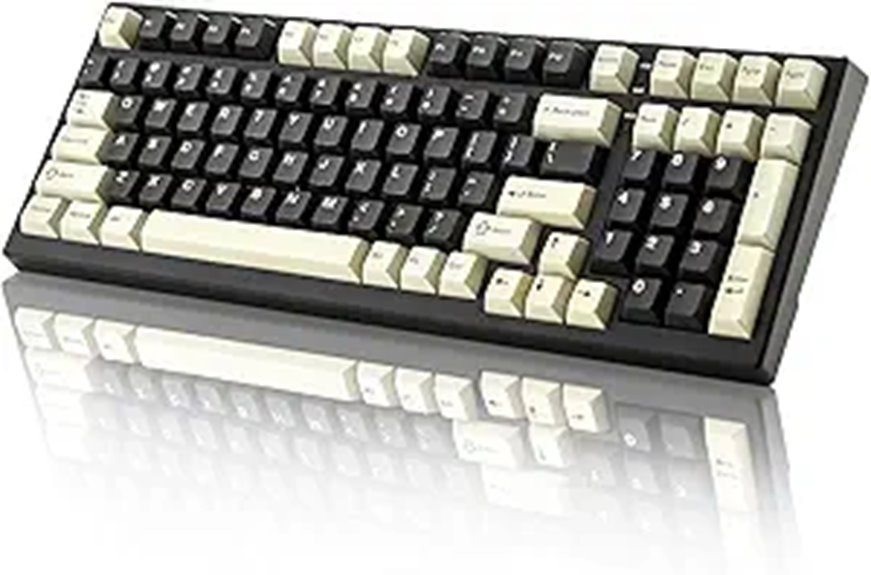 YUNZII YZ98 Wireless Mechanical Keyboard (Black V2 Switch)