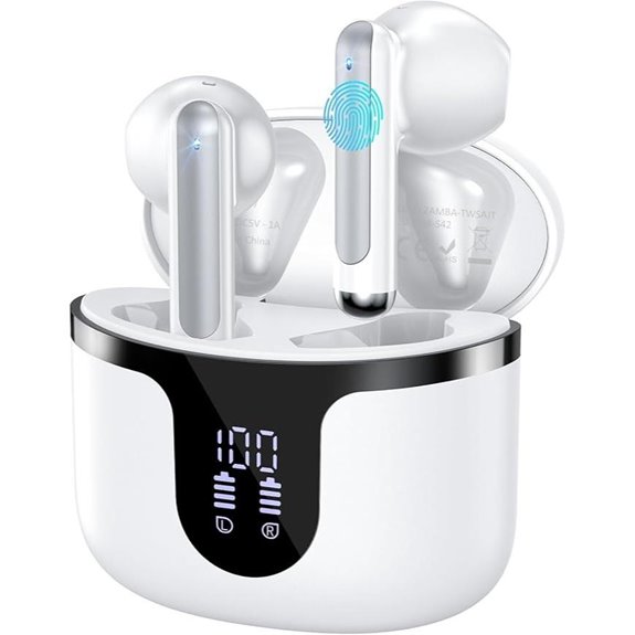 Wireless Bluetooth Earbuds with Noise Cancellation