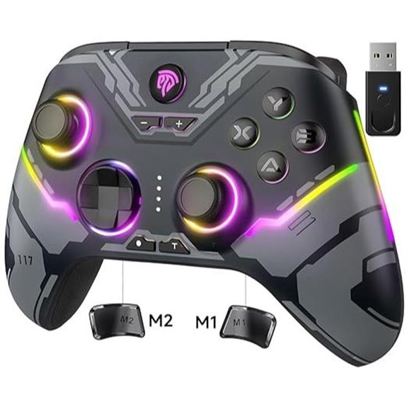 EasySMX X15 Wireless PC Controller with RGB Lighting