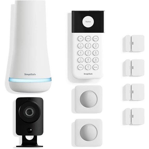 SimpliSafe 9-Piece Wireless Security System with Cameras