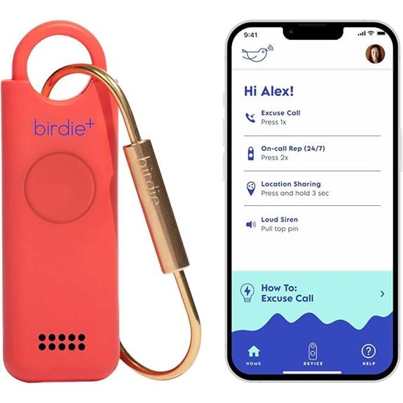 She’s Birdie Birdie+ Safety Alarm for Women