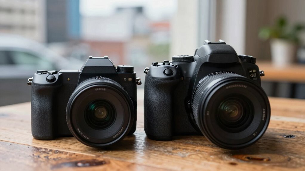 camera comparison mirrorless versus dslr