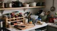 cluttered kitchen causes stress