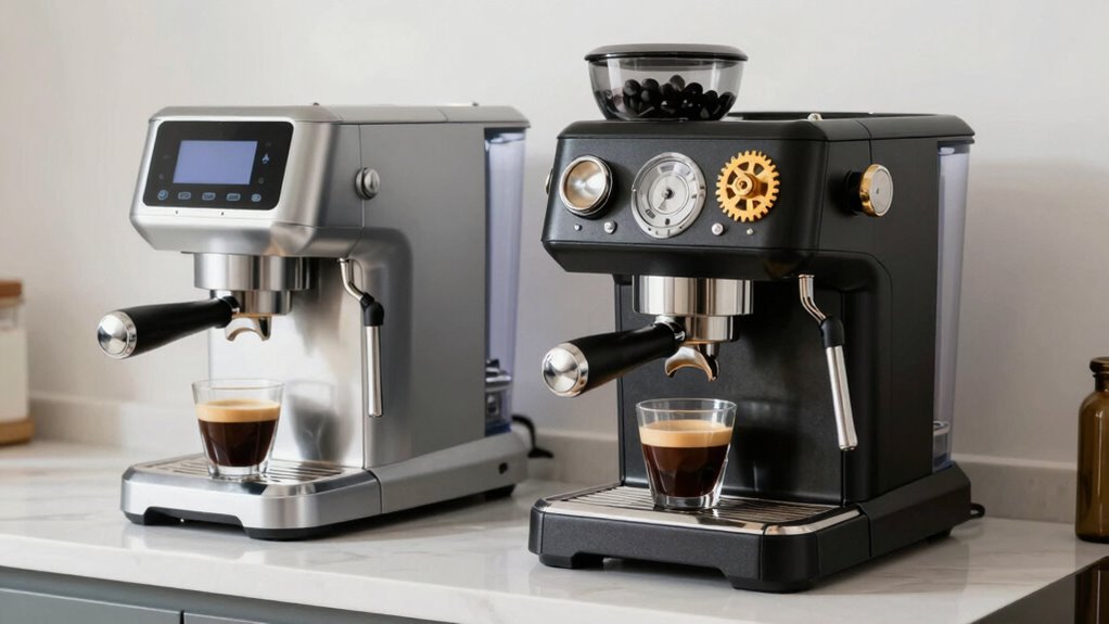 coffee machine comparison details