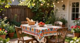 create inviting outdoor dining areas