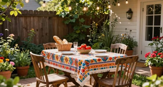 create inviting outdoor dining areas