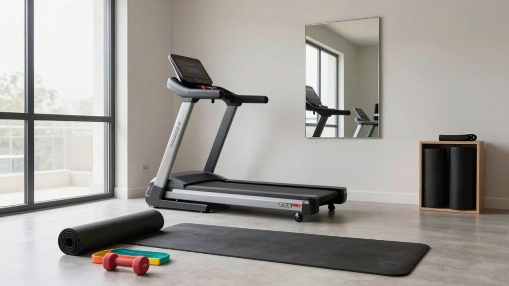 efficient space saving gym organization