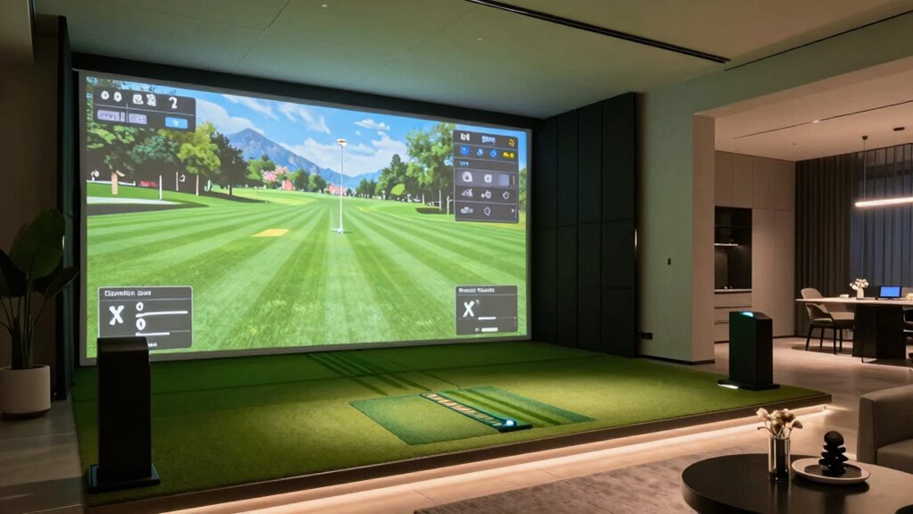 home golf simulation technology
