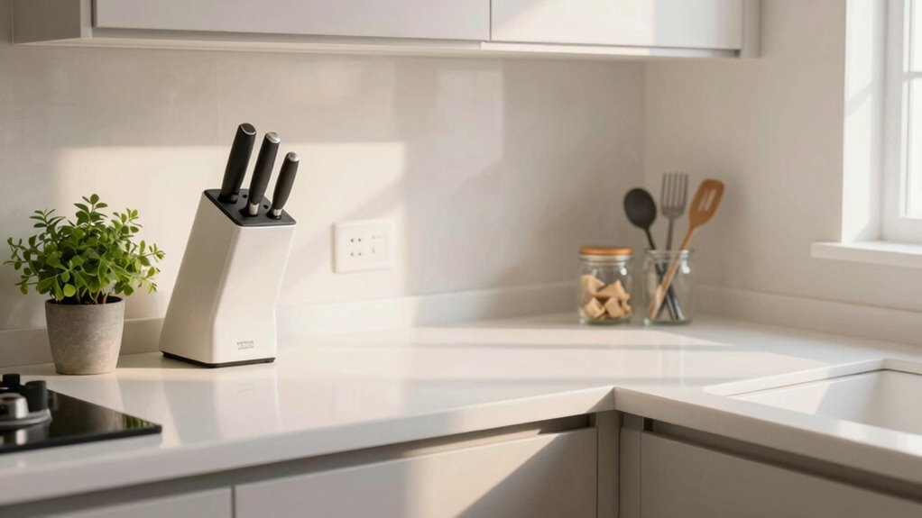 keep counters clear daily