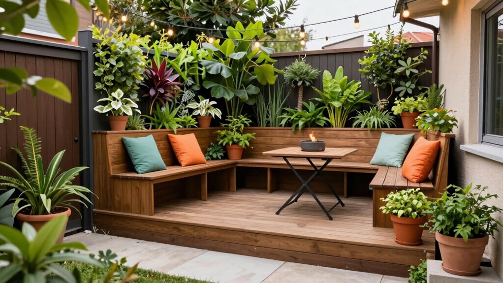 maximize small backyard space