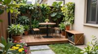 maximize small outdoor space