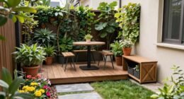 maximize small outdoor space