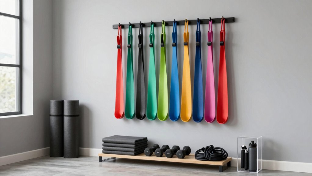 organize home fitness equipment