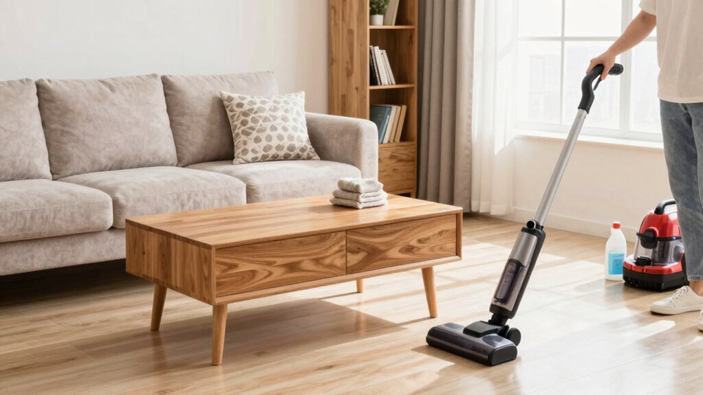 organized cleaning routines maintain cleanliness
