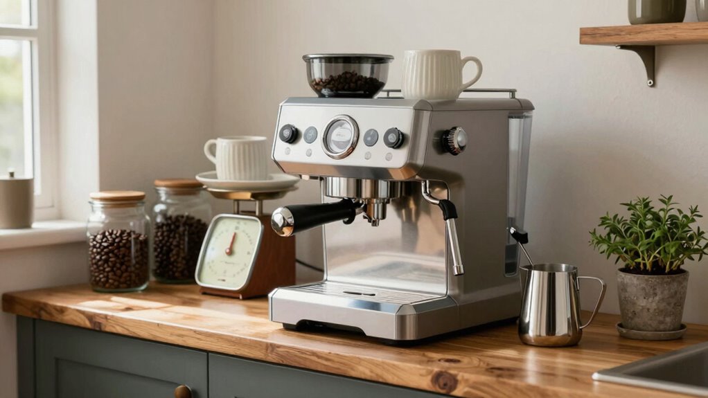 organized fresh inviting coffee space