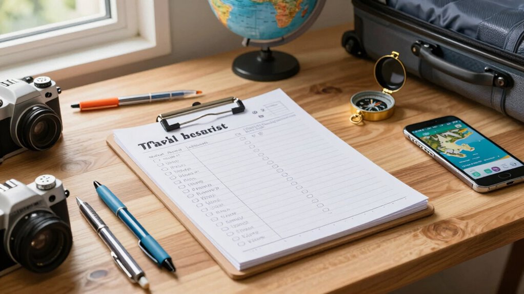 organized safe travel packing