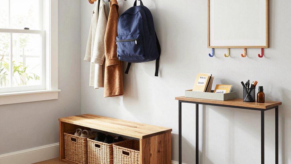 organized stylish entryway essentials