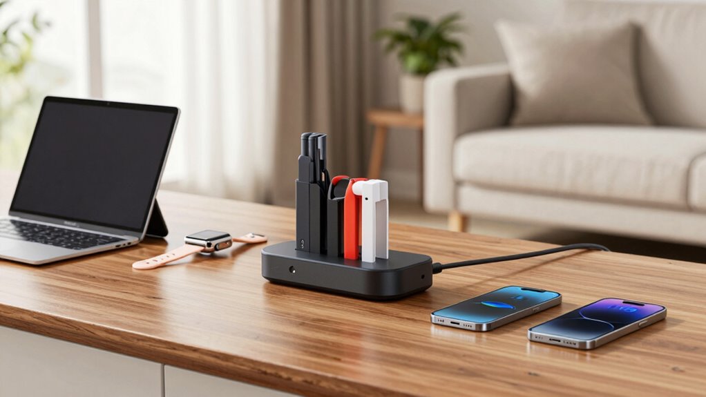 organized wireless charging station