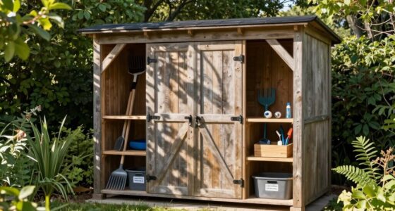 outdoor shed storage planning