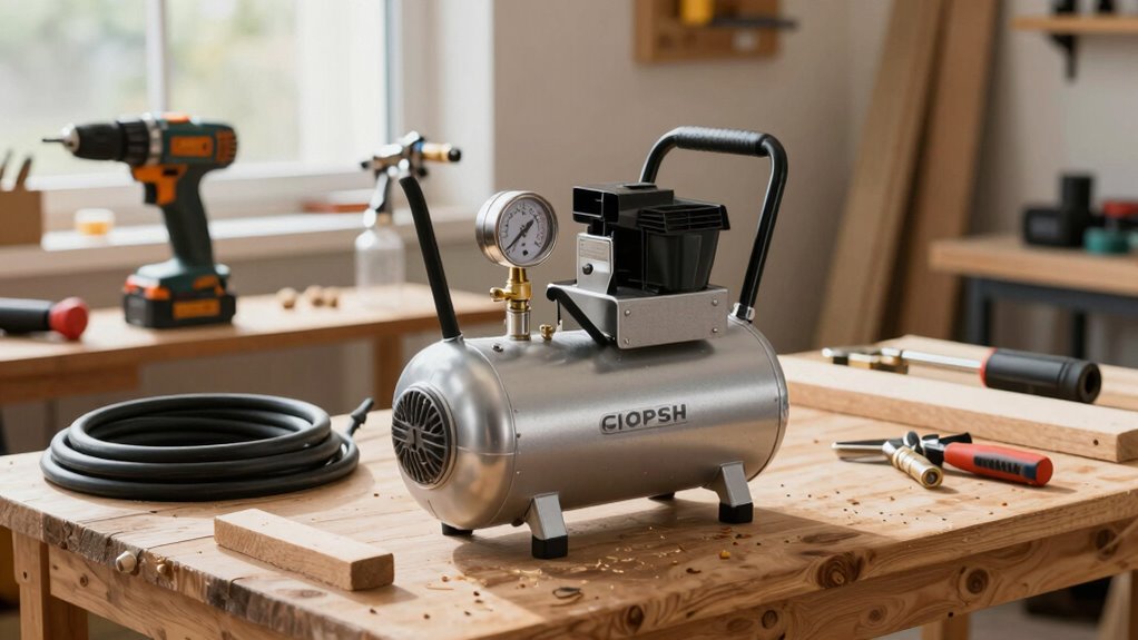 portable maintained versatile compressor