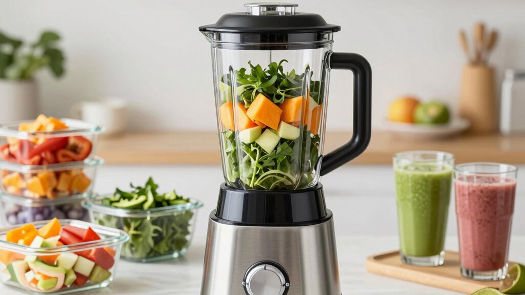 powerful blending for efficient meal prep