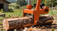 property owner log splitting