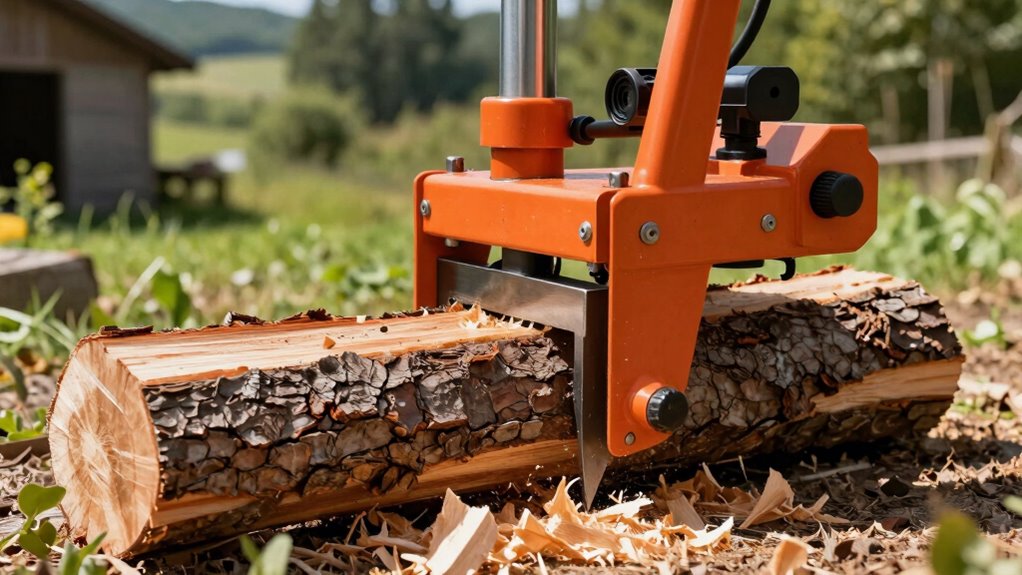 property owner log splitting