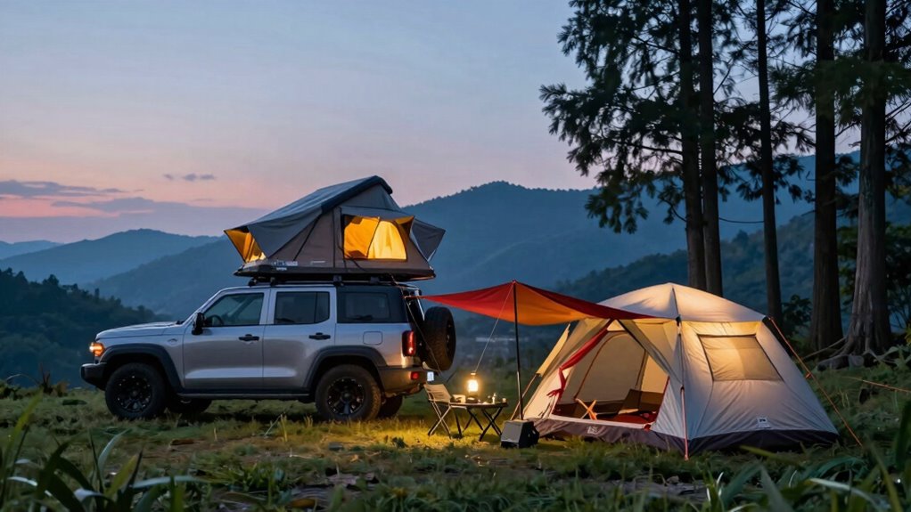 rooftop vs ground tent