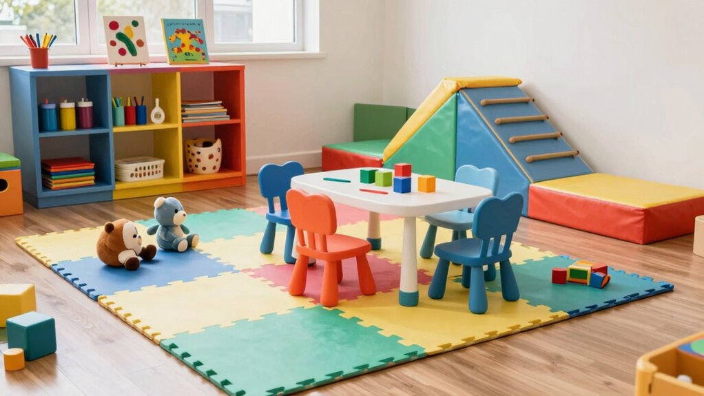 safe organized play space
