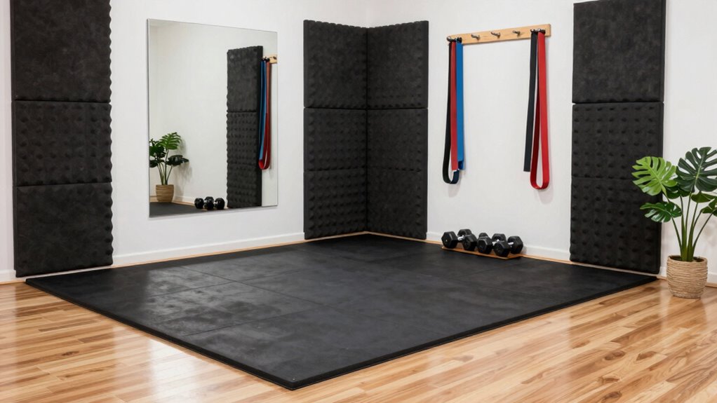 safe organized workout environment