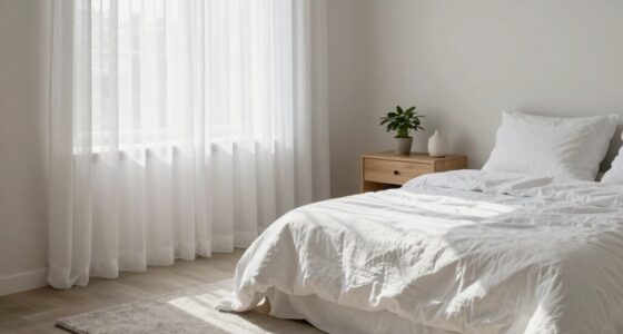 serene tidy minimalist decor