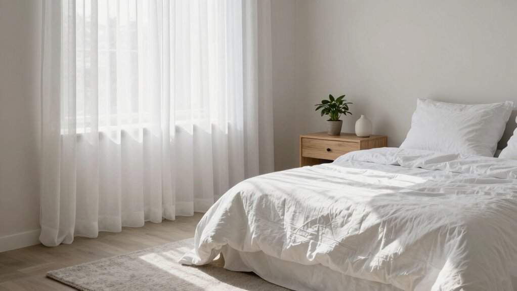 serene tidy minimalist decor