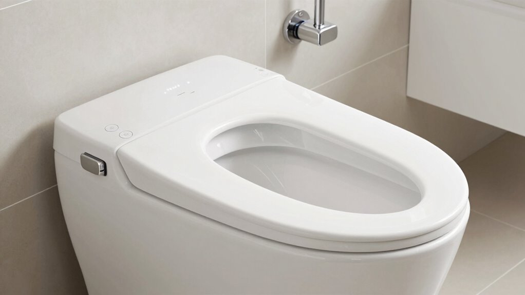 toilet with bidet features