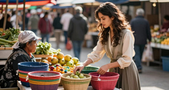 Bustling Street Culture Marketplaces