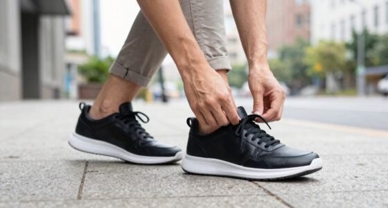 Leather Running Sneakers